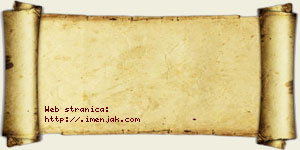 Jana Arunović vizit kartica